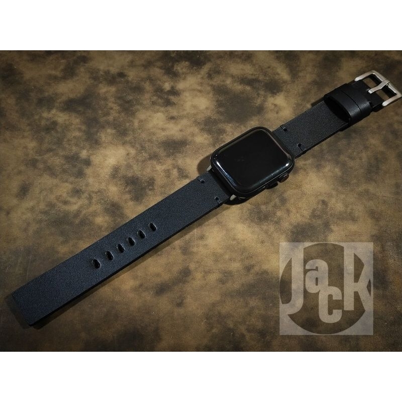 สายนาฬิกาหนังแท้ สำหรับนาฬิกา apple watch งาน handmade ผลิตจากหนังวัวฟอกฝาดแท้ทำด้วยมือทั้งเส้น
