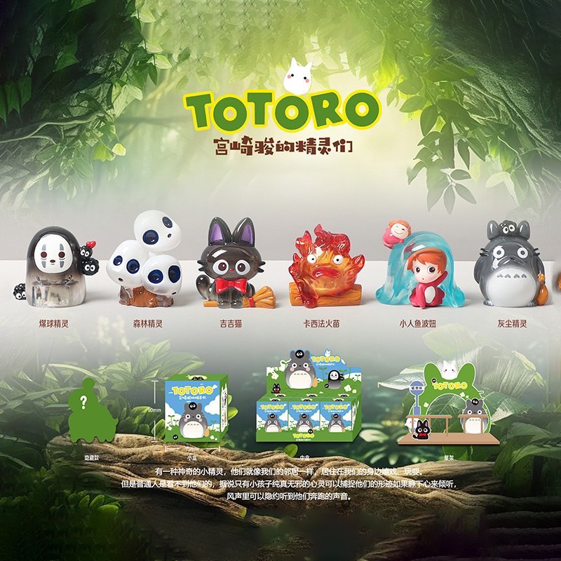 โมเดล : TOTORO Blind Box (มีไฟสีรุ้ง)