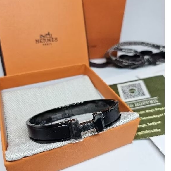 New กำไล Hermes clic H so black มือ1ของแท้💯 พร้อมส่ง