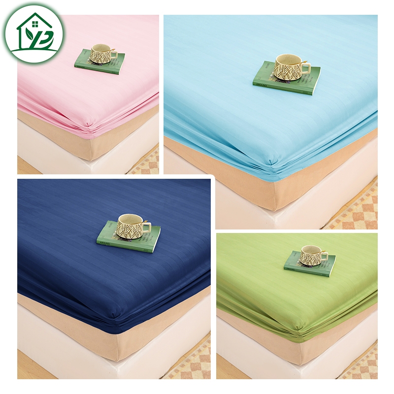 ผ้าปูที่นอน6ฟุต ผ้าปูที่นอนอย่างเดียว ลาย สีเทาเข้ม ผ้าปูเตียง ป้องกันไรฝุ่น