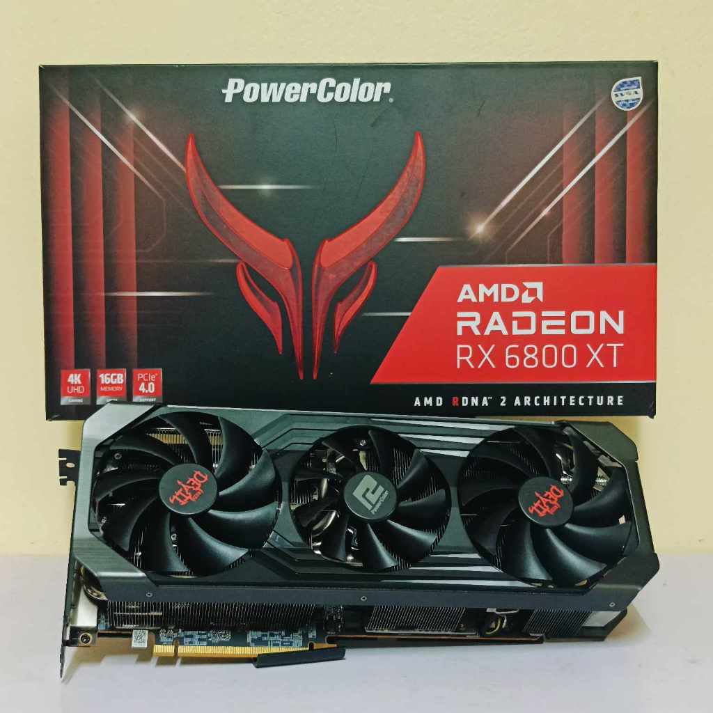 RX 6800 XT POWER COLOUR RED DEVIL 16GB สินค้ามือสอง