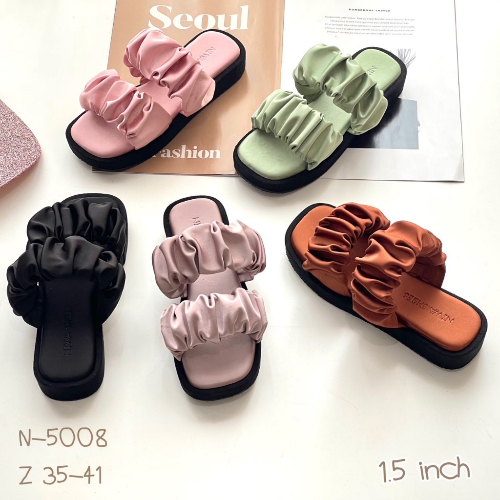 NIWA SHOES รองเท้าแตะ รองเท้าส้นโฟม รุ่น N-5008