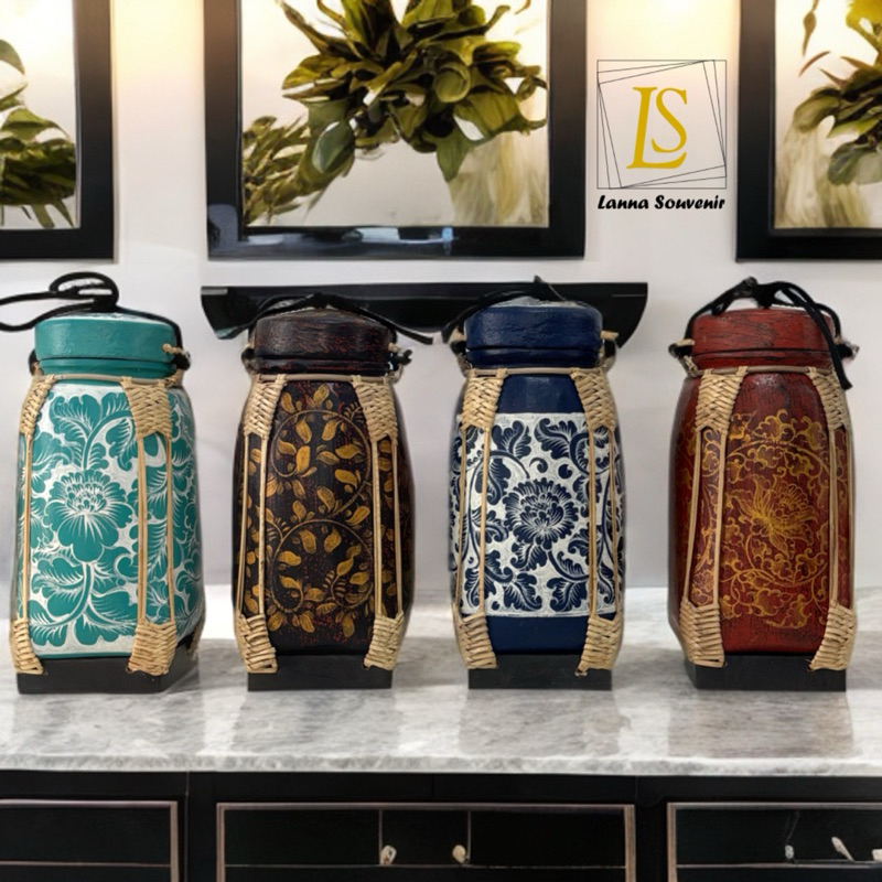 Bamboo rice box กล่องข้าวล้านนา