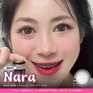 คอนแทคเลนส์ wink Nara ตาหวาน ขนาดตาโต กรองแสง เลนส์นิ่ม ใส่สบาย