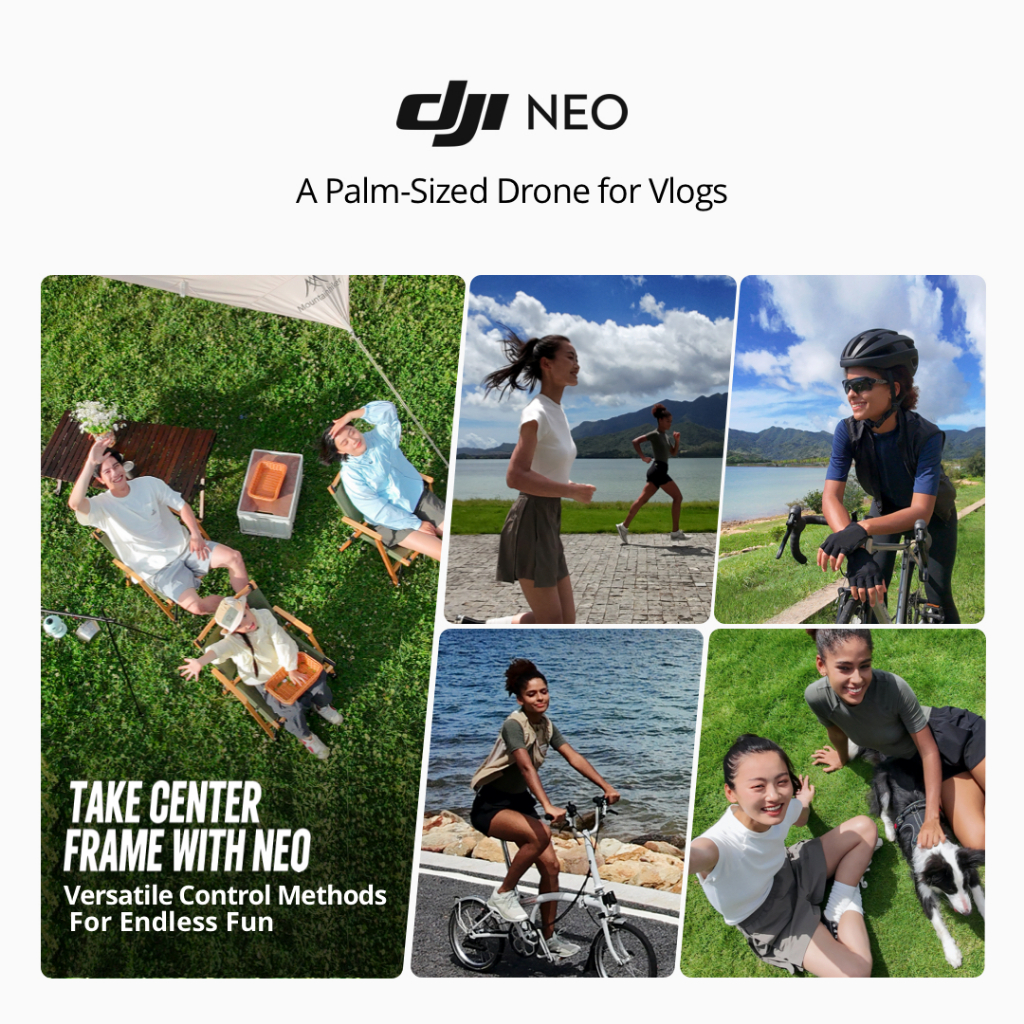 [พร้อมส่ง] DJI NEO - Camera Drone | โดรนไซส์มินิ | 1/2" 4K/30fps | น้ำหนัก 135g | บินง่าย น้ำหนักเบา