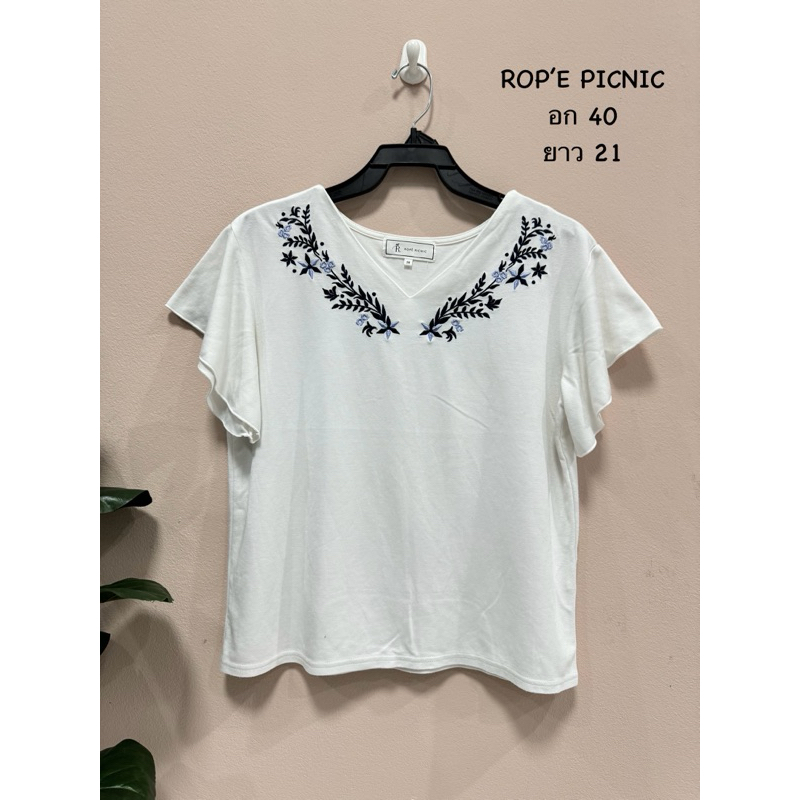 เสื้อแขนล้ำผู้หญิง แบรนด์ROPE PICNIC