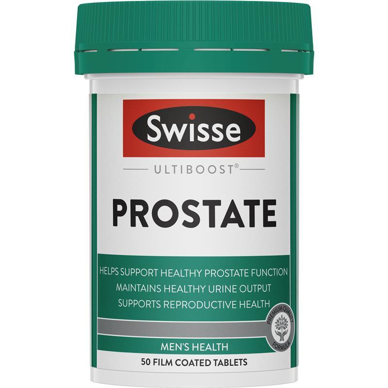 Swisse Ultiboost Prostate Supplement Men Zinc Selenium Saw Palme อาหารเสริมต่อมลูกหมากสำหรับผู้ชาย