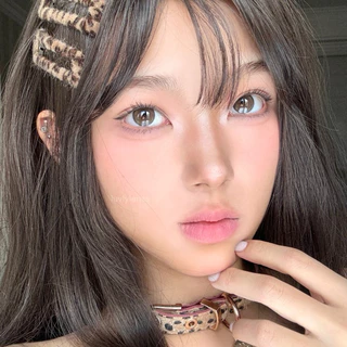 I-SHA DEKAME HUG ME TAUPE / BROWN / GRAY คอนแทคเลนส์เกาหลี คอนแทคเลนส์รายปี Silicone Hydrogel