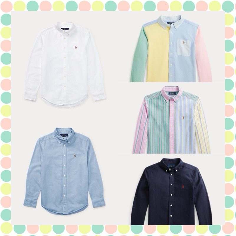 [BEST SELLER] Ralph Lauren Cotton Oxford Shirt (Boys 8-20)