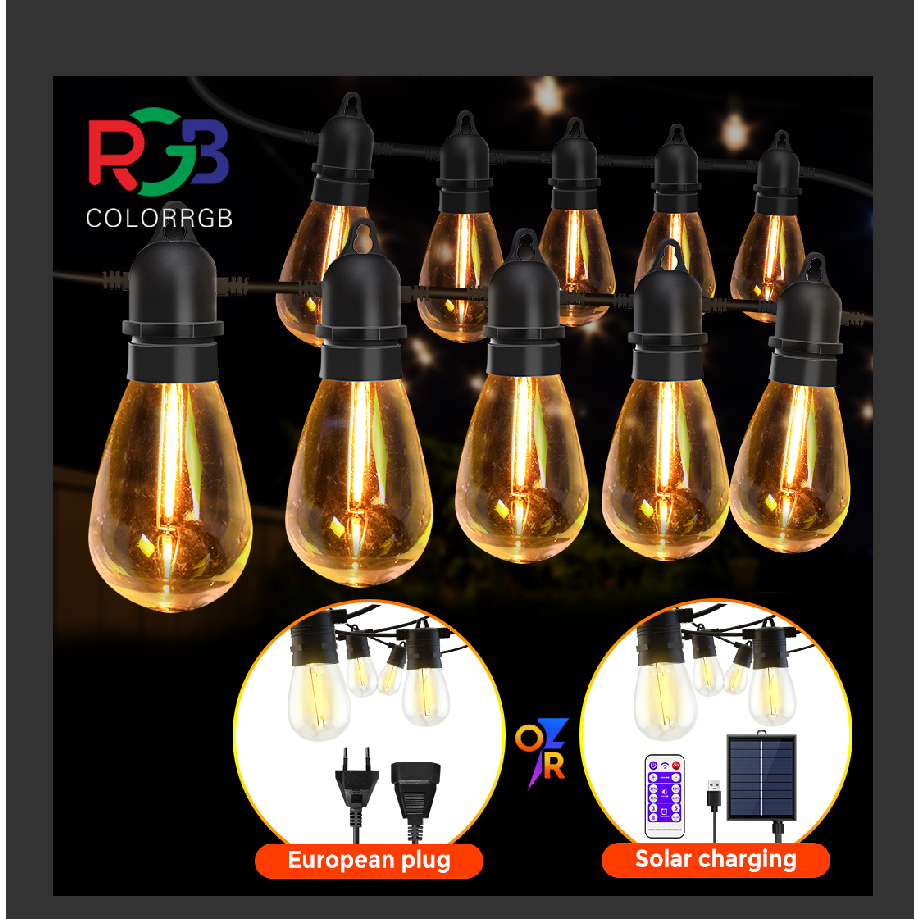 ไฟ แต่ง สวน led พลังงาน แสงอาทิตย์ ไฟปิงปอง ไฟโซล่าเซลล์ และเสียบไฟประดับ ไฟปิงปองสายดำแบบ ไฟตกแต่งร้าน