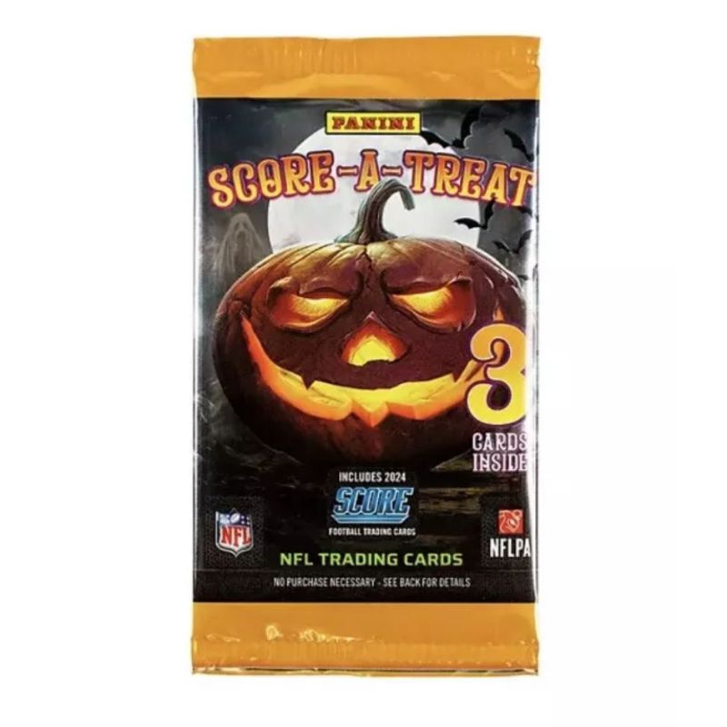 (Sealed Pack) ซองสุ่มการ์ดอเมริกันฟุตบอล 2024 PANINI SCORE-A-TREAT NFL MINI PACKS TRADING CARDS