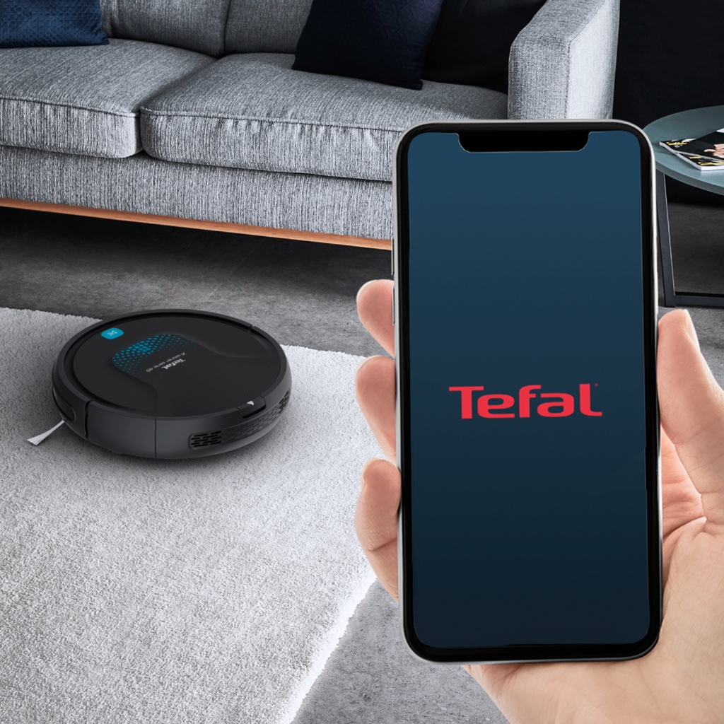 Tefal หุ่นยนต์ดูดฝุ่น+ถูพื้น รุ่น RG8275WH X-PLORER SERIE 45 ใช้งาน150นาที ประกันศูนย์2ปี