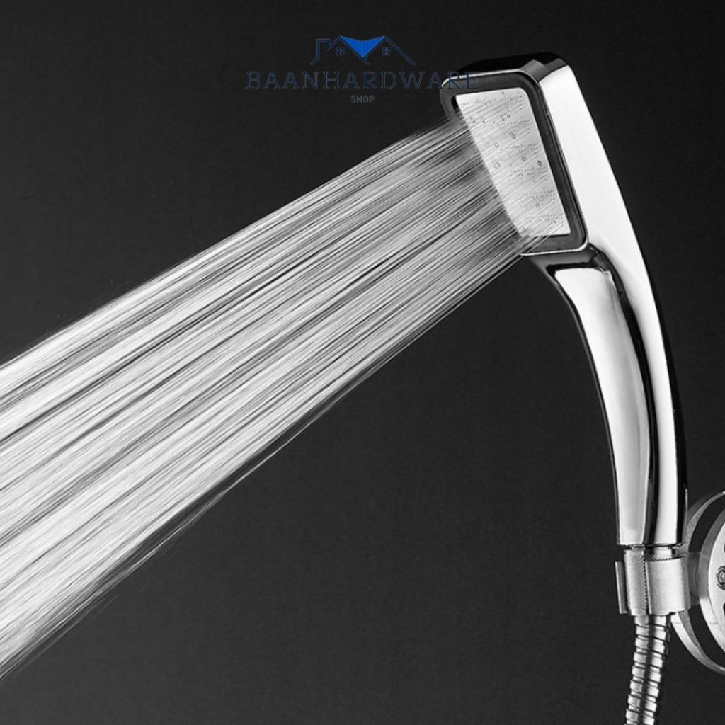 BAANHARDWARE ฝักบัวอาบน้ำ ฝักบัวเพิ่มแรงดัน 300 รู เพิ่มแรงดันน้ำได้ถึง 5 เท่า! MA-F-201S