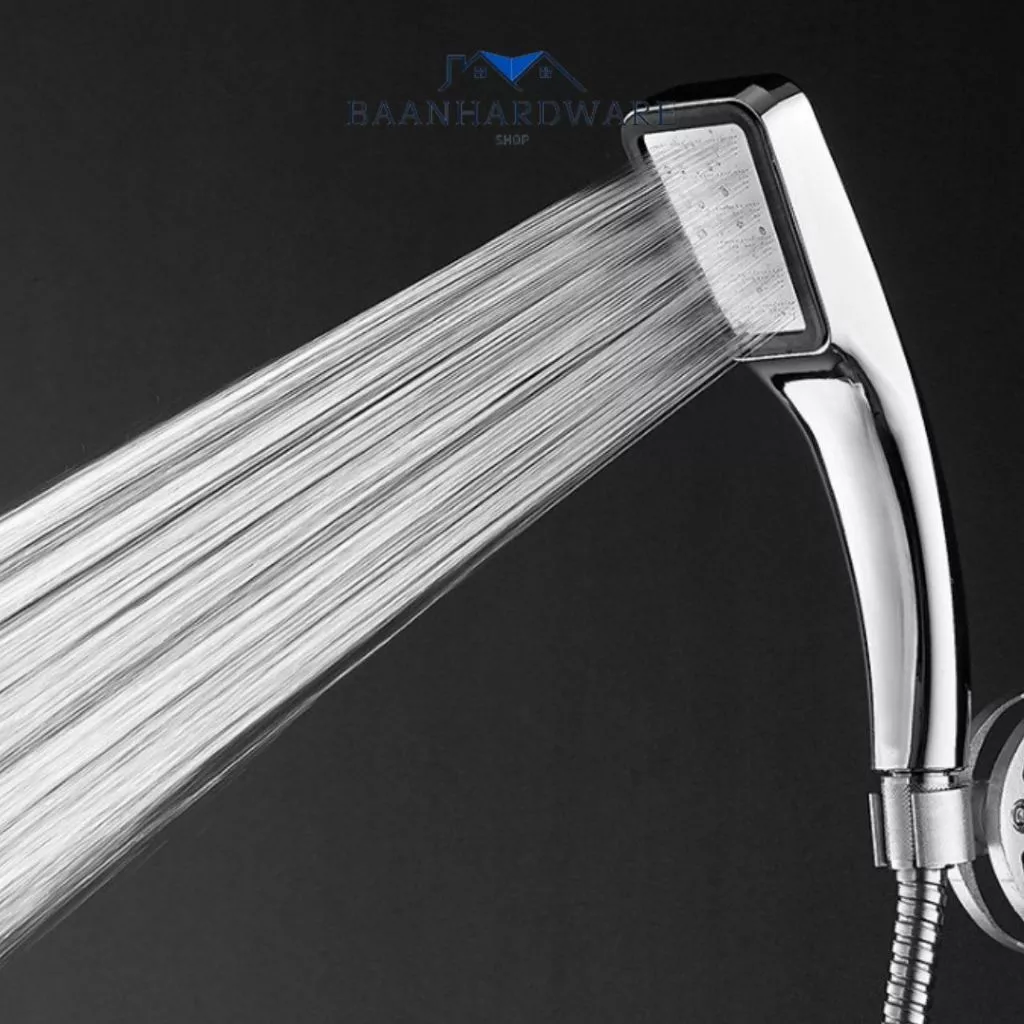 BAANHARDWARE ฝักบัวอาบน้ำ ฝักบัวเพิ่มแรงดัน 300 รู เพิ่มแรงดันน้ำได้ถึง 5 เท่า! MA-F-201S