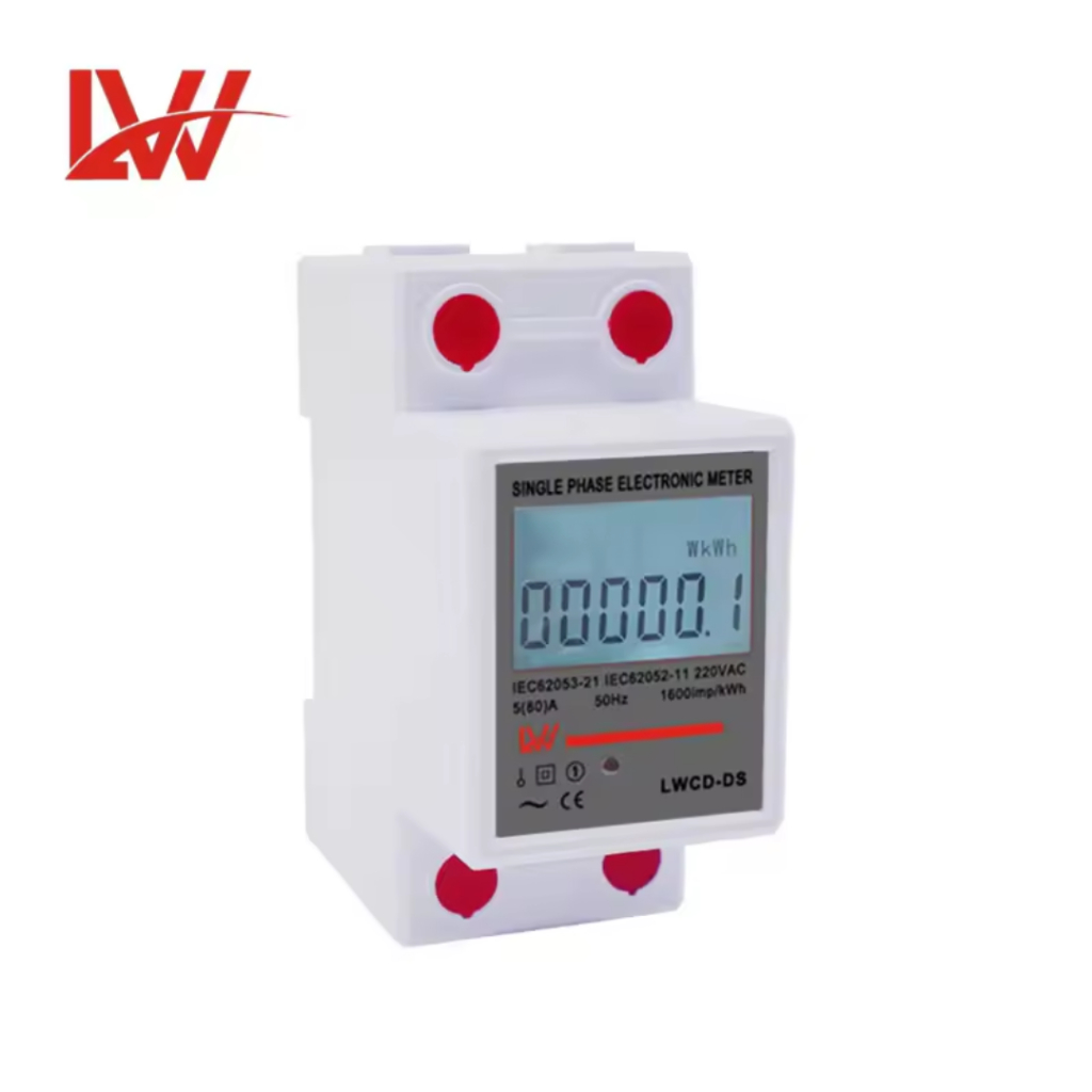 มิเตอร์ไฟฟ้า 60A ของแท้ Single Phase Electronic  meter รุ่นLWCD-DSG ราคาโบร