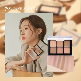 Dinto: Blur-Finish Shadow พาเลตตา 6 หลุม [Official Store]