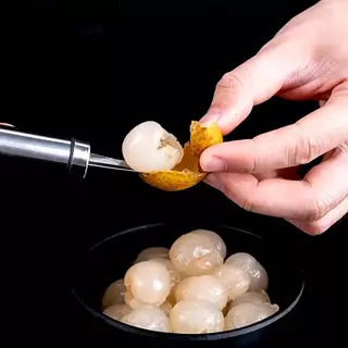 ที่แกะเม็ดผลไม้และที่แกะกุ้ง สแตนเลส มี2แบบ