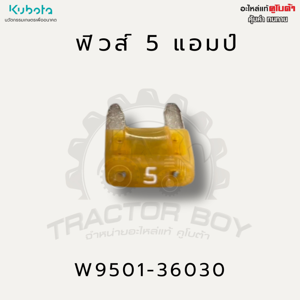 ฟิวส์ 5 แอมป์ รหัส W9501-36030