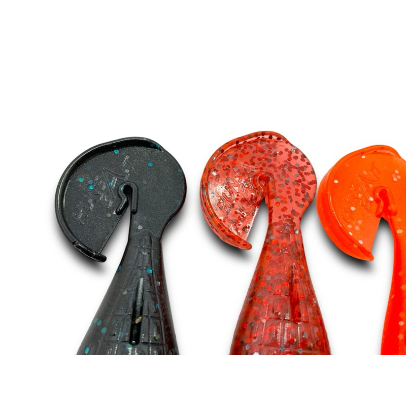 เหยื่อยาง Croco mini 1ซอง4ตัวพร้อมตัวเบ็ด9003CD3/0 1ตัว - รูปที่ 4