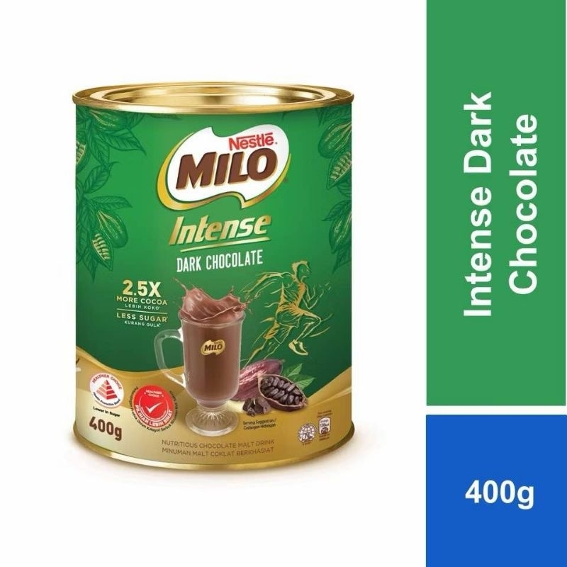 ￼MILO Intense Dark Chocolate Tin (400g)