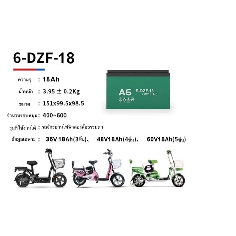 แถมสายต่อ+น็อตฟรี แบตเตอรี่ 4 ก้อน 12V 8AH/12AH/14AH/20AH/24AH/30AH สกู๊ตเตอร์ไฟฟ้า เครื่องสำรองไฟ UPS เครื่องเกษตร C040 - รูปที่ 2