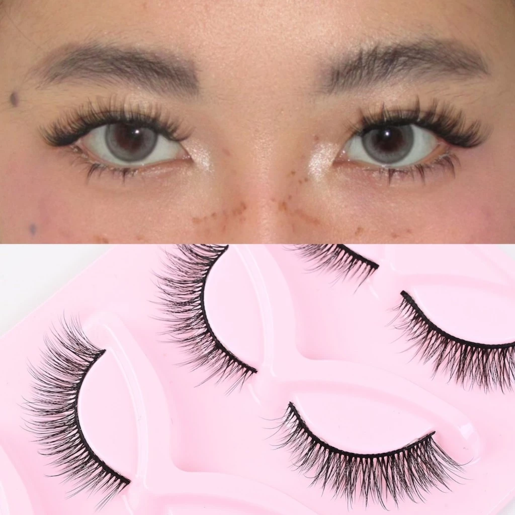 Manga Eyelash Volume ขนตาปลอม สไตล์สายฝอ ให้ลุคขนตายาวหนาฟูฟุ้ง ดวงตาสวยเฉี่ยวกลมโต ขนเบาสบายตา ติดง่าย แกนนิ่ม ยาวนุ่ม