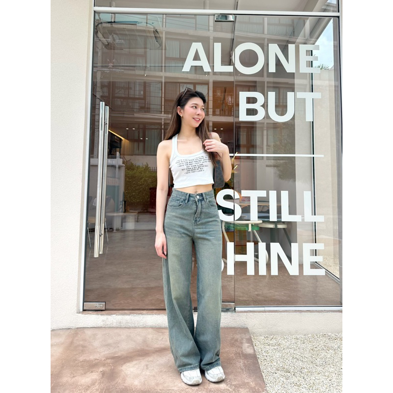 (จัดส่งภายใน 2 วัน) กางเกงยีนส์ Pipat Jeans by modishop - รูปที่ 4