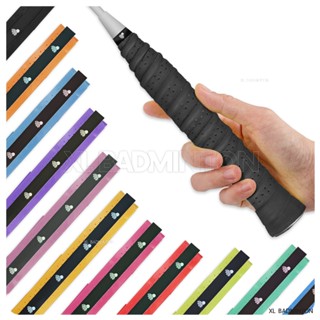 *พร้อมส่งจากไทย* พันด้ามไม้แบดมินตัน แบบบางรูมีแกน พร้อมเทปก…