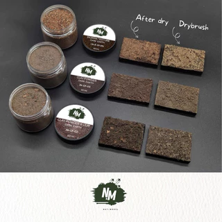 N&M ผงทำพื้นสำเร็จ สำหรับทำพื้นฉากไดโอราม่า ขนาด 80 ml