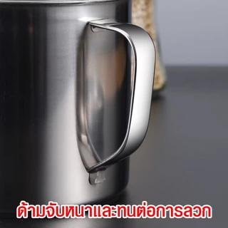 ถ้วยกรองน้ำมัน✨ พร้อมตะแกรงกรอง มีฝาปิดและที่จับ1L. 1.3L. 1.8L💛แถมฐานรองหม้อ❗