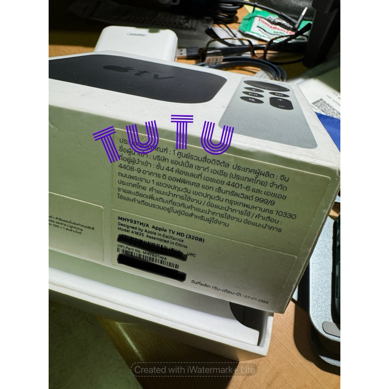🍎Apple TV HD (32GB) พร้อมรีโมท มือสอง สภาพดีมาก มีร่องรอยการเล็กน้อย ใช้งานได้ปกติ