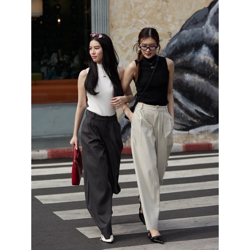 Roomry.n - jolie pants กางเกงเอวสูงขายาว