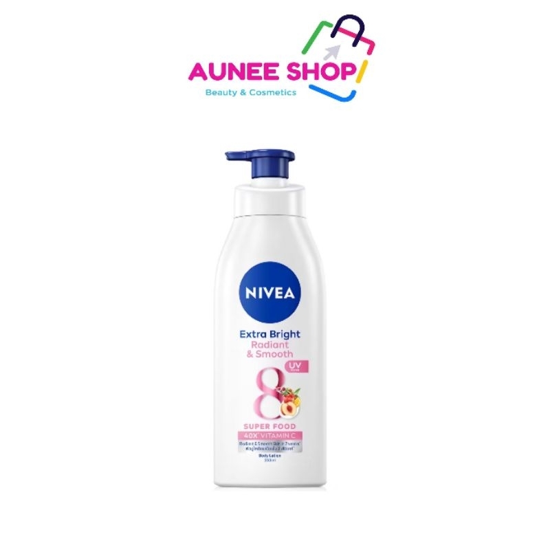 ส่งฟรี/มีไลฟ์  NIVEA Extra Bright Radiant Smooth Body Lotion 350 ml นีเวีย เอ็กซั์ตร้า ไบรท์.