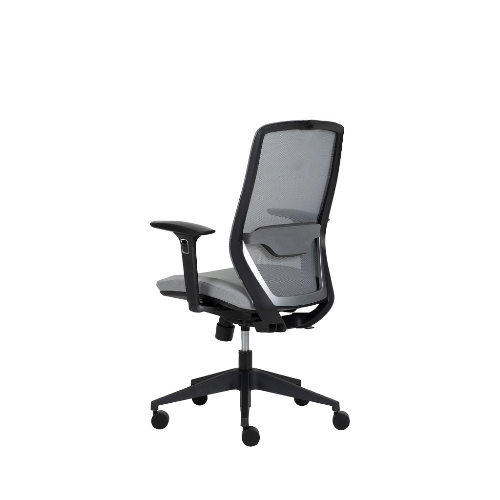 Modernform เก้าอี้ Ergonomic รุ่น TRIM พนักพิงกลาง หุ้มผ้าตาข่าย ขาไนลอน