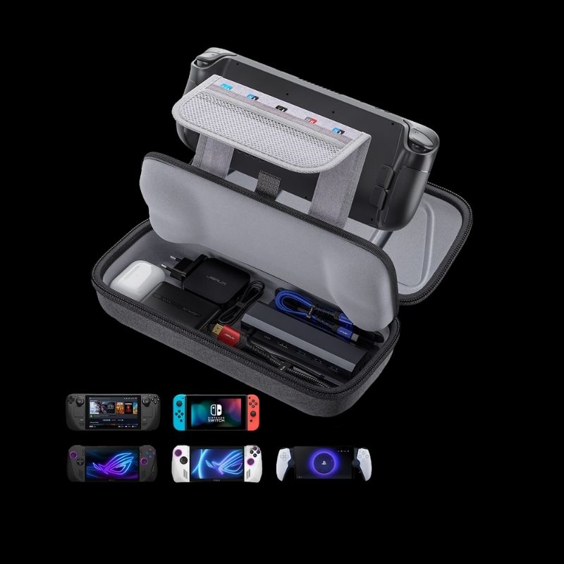 Jsaux กระเป๋ากันกระแทก สำหรับ Rog ally,Rog ally X,Steamdeck Oled, Nintendo switch Playstation Portal