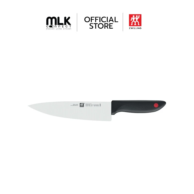 ZWILLING มีดเชฟ สเตนเลสสตีล 200 มม. รุ่น Twin Point ด้ามสี Black N32321201