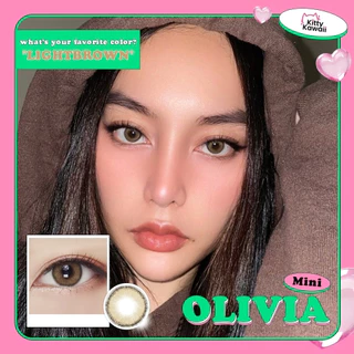 Mini Olivia Light Brown - คอนแทคเลนส์ คิตตี้ คาวาอิ Kitty Kawaii (Blister)