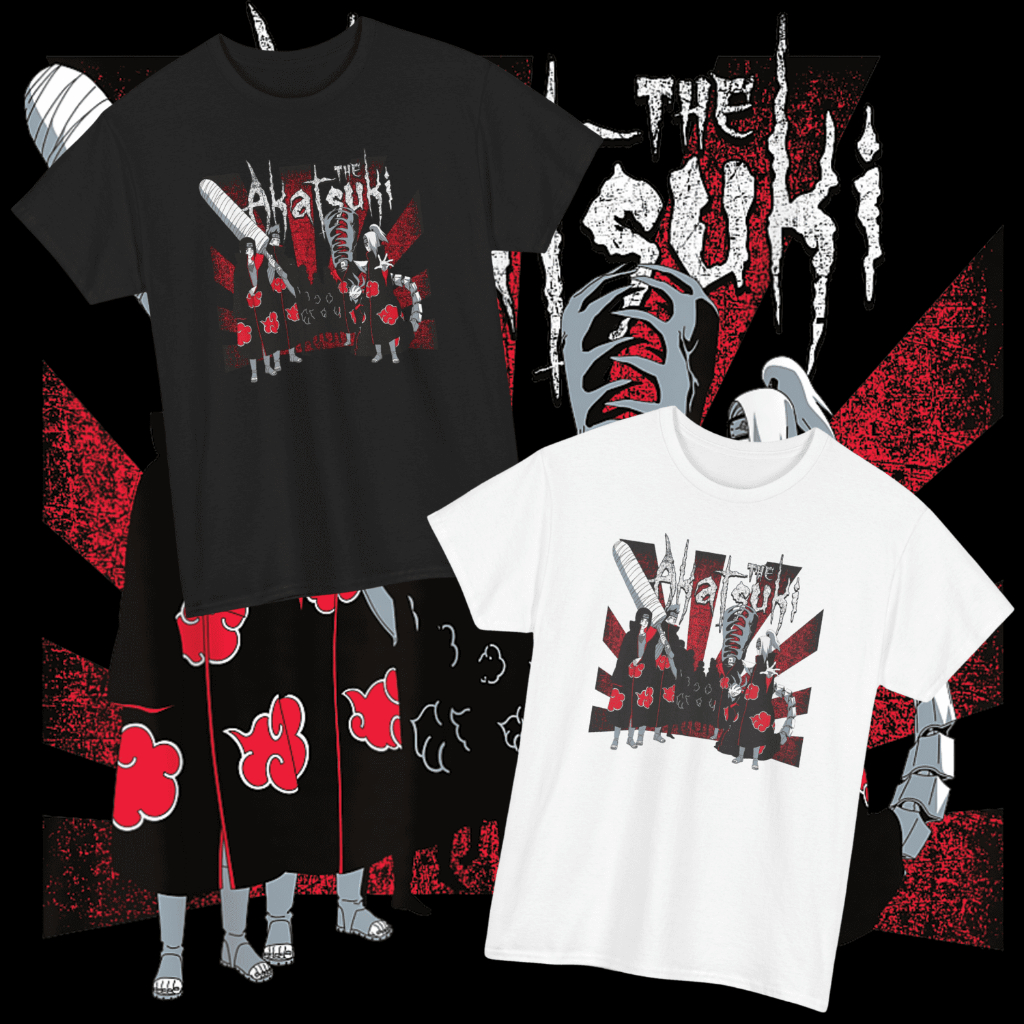 เสื้อยืด นารูโตะ The Akatsuki (Cotton 100%)