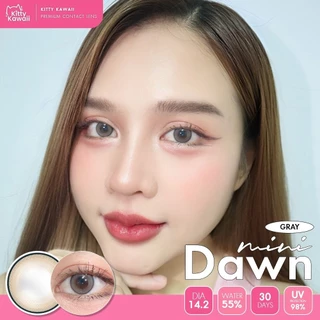 (ขายดี) คอนแทคเลนส์ รุ่น Mini Dawn Brown / Gray / Light Brown - คิตตี้ คาวาอิ Kitty Kawaii (Vial)