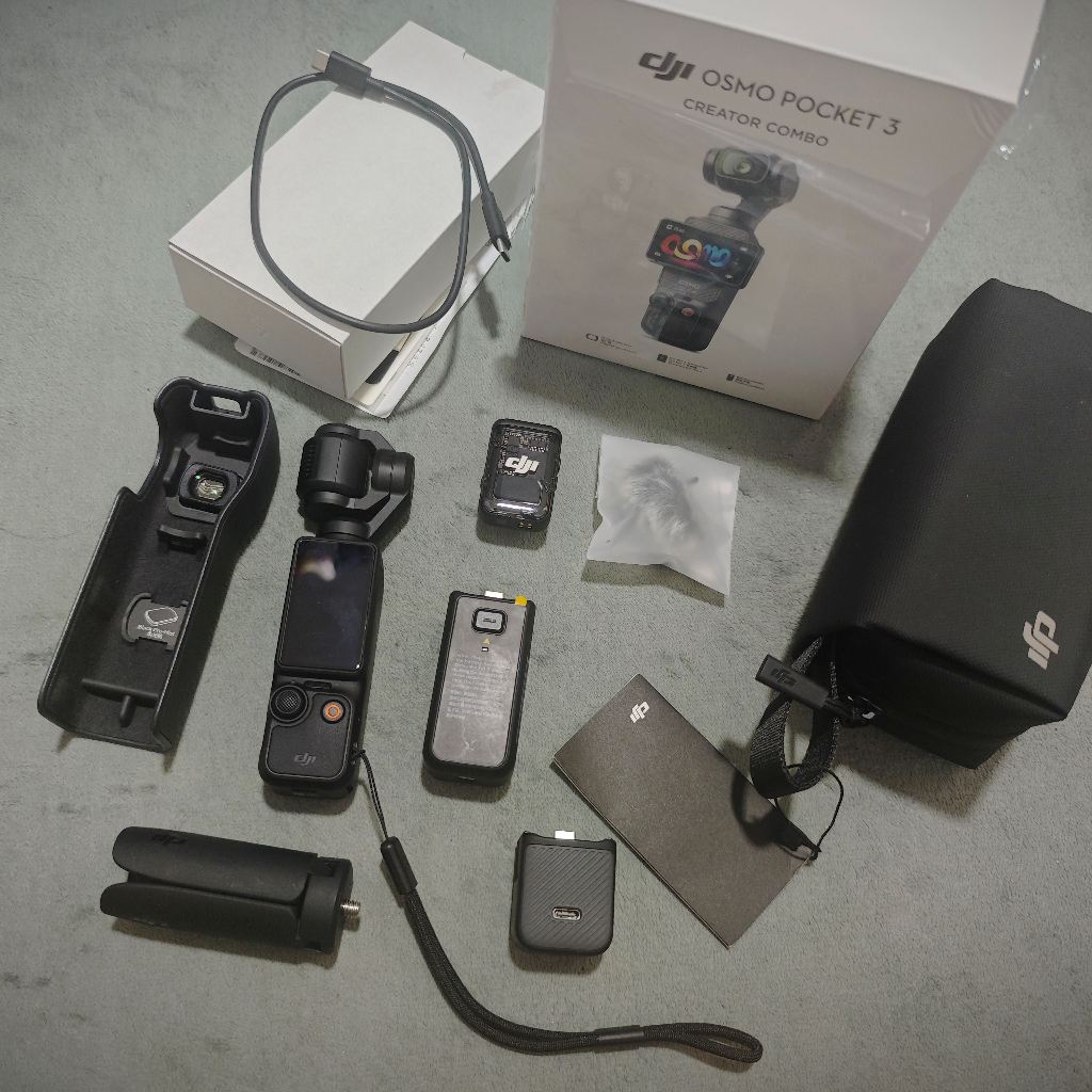 DJI Osmo Pocket 3 Creator Combo Set มือสอง อายุการใช้งาน2เดือน ประกันยาวๆ