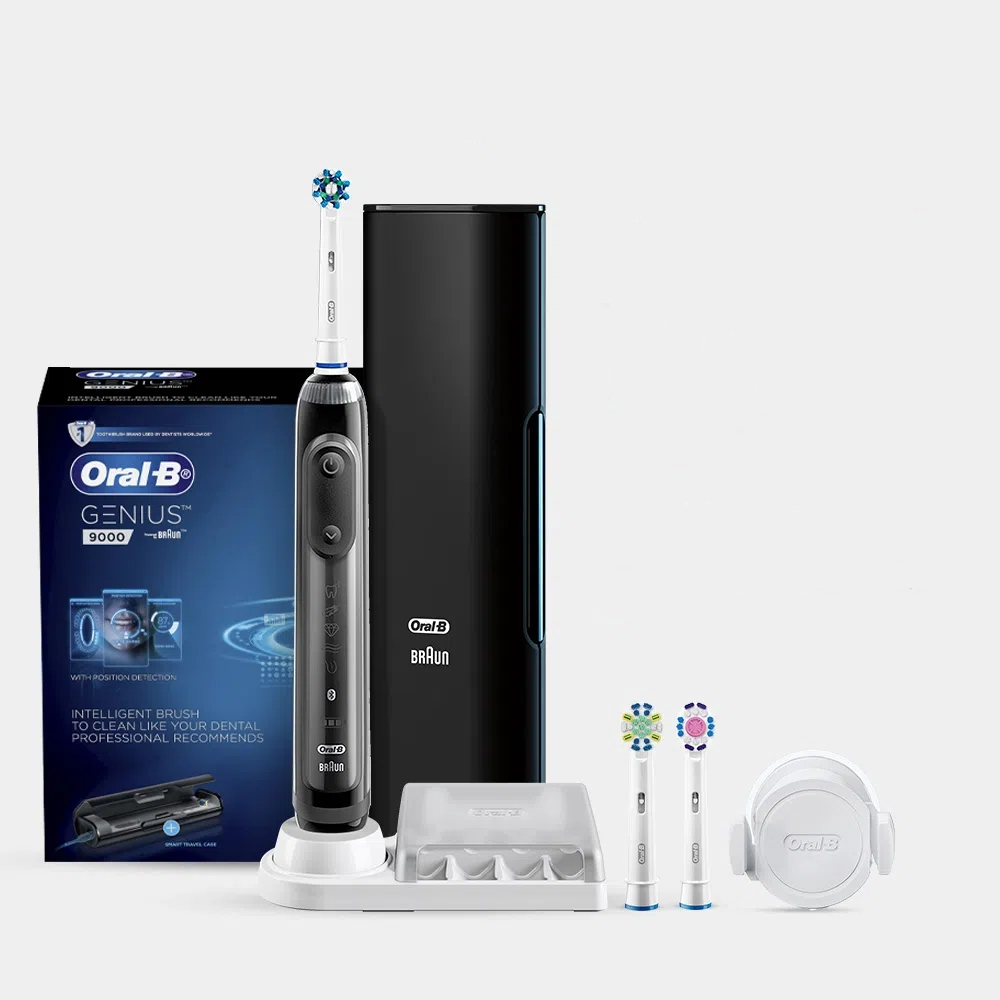 Oral-B ออรัลบี แปรงสีฟันไฟฟ้า จีเนียส 9000 Electric Power Toothbrush Genius 9000 แปรงสีฟันพกพา