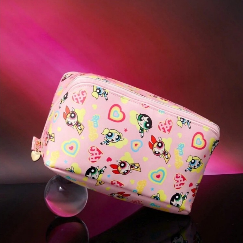 (พร้อมส่ง💕) Powerpuff Girls Cosmetic Bag กระเป๋าเครื่องสำอาง
