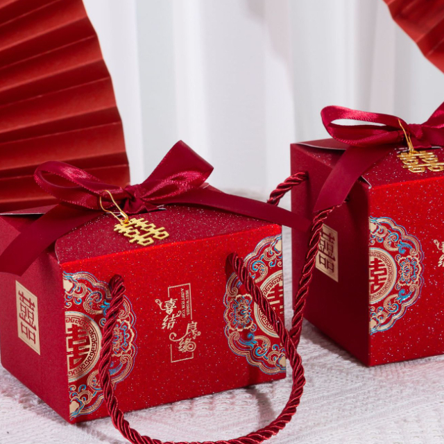 ✅พร้อมส่ง✅กล่องใส่ส้ม วันตุรุษจีน กล่องของขวัญงานแต่ง ใส่ของรับไหว้ ของชำร่วย - รูปที่ 3