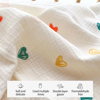 ผ้าห่มเด็ก ผ้าห่อตัวเด็กแรกเกิด ผ้าเช็ด ผ้าฝ้าย 80x80cm Baby swaddle
