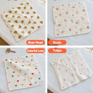 ผ้าห่มเด็ก ผ้าห่อตัวเด็กแรกเกิด ผ้าเช็ด ผ้าฝ้าย 80x80cm Baby swaddle