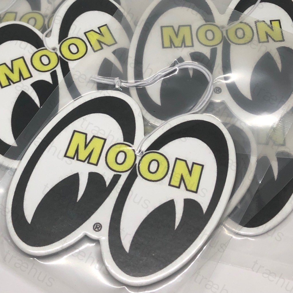แผ่นน้ำหอม/จี้น้ำหอม/แผ่นน้ำหอมปรับอากาศ/น้ำหอมรถยนต์/mooneyes/ratfink/airfreshener/มูนอาย/แรดฟิ้ง/ส่งจากไทย