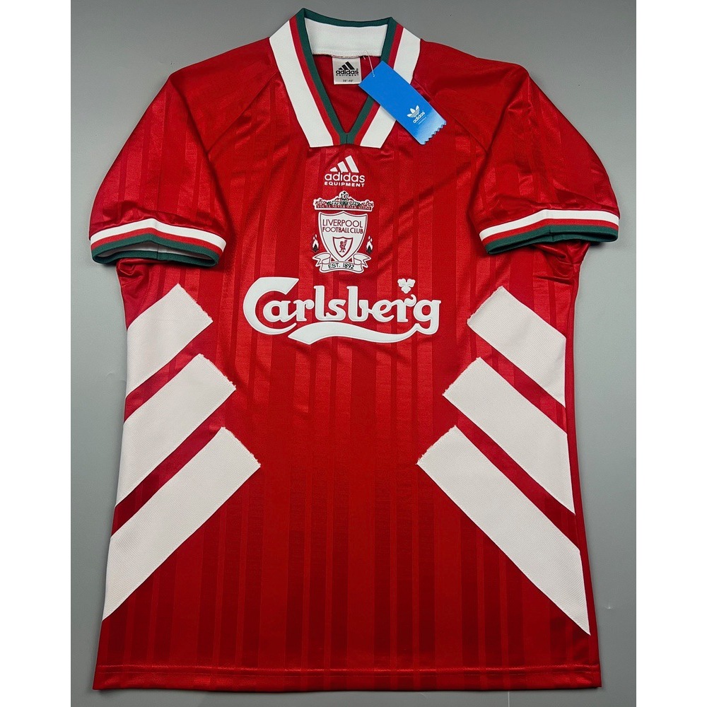 SALE !!! เสื้อบอล ย้อนยุค ลิเว่อพูล 1993 ก้างปลา Retro Liverpool 1993 Home Cecat