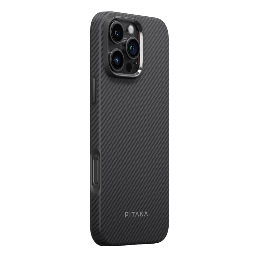 Pitaka เคส iPhone 16 Pro/ 16 Pro Max รุ่น MagEZ Case Pro 4 (600D) - สี Black/Grey Twill รูปที่ 2