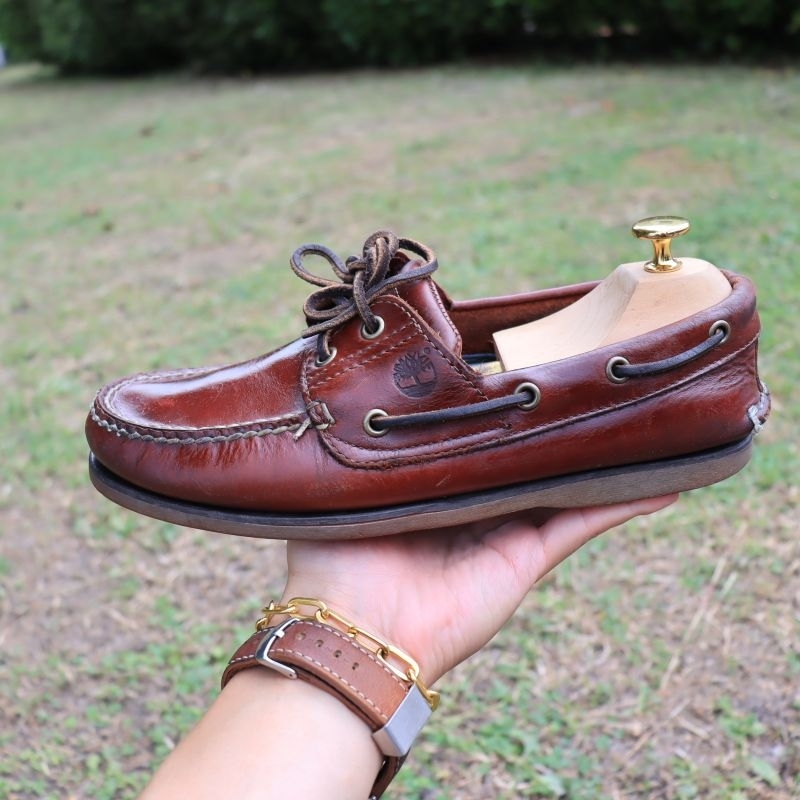 ส่งฟรี  8.5Us 26.5cm Unisex รองเท้า Timberland Footwear/Men's Classic 2-Eye Boat ShoesMen's Classic 