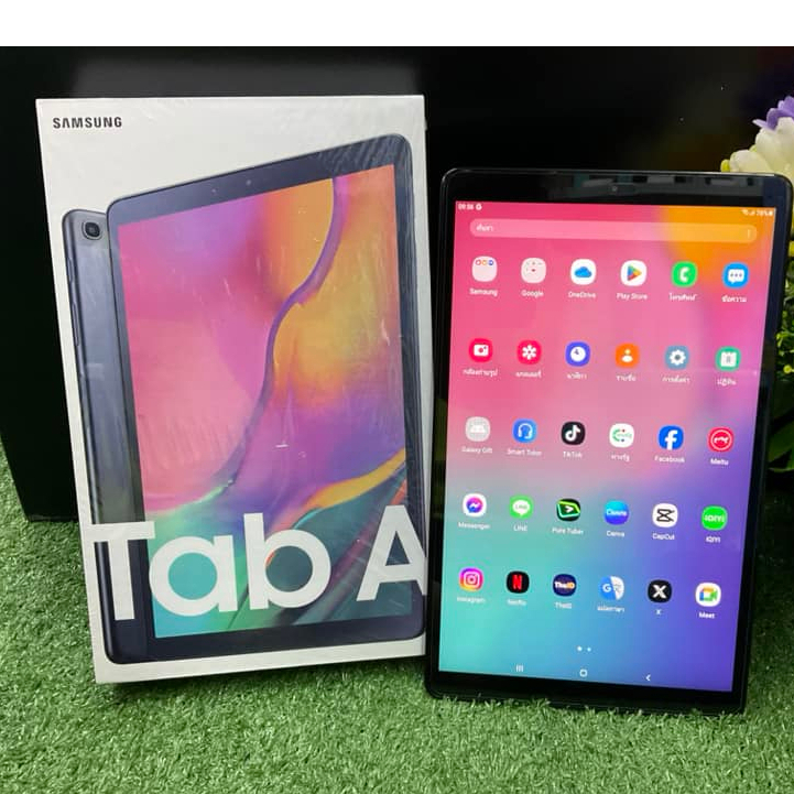 Samsung Galaxy Tab A Android11 มือสองจ้า อุปกรณ์ครบกล่อง เครื่องไม่ติดล็อคไม่ติดโปร ใส่ซิมได้ทุกเครื